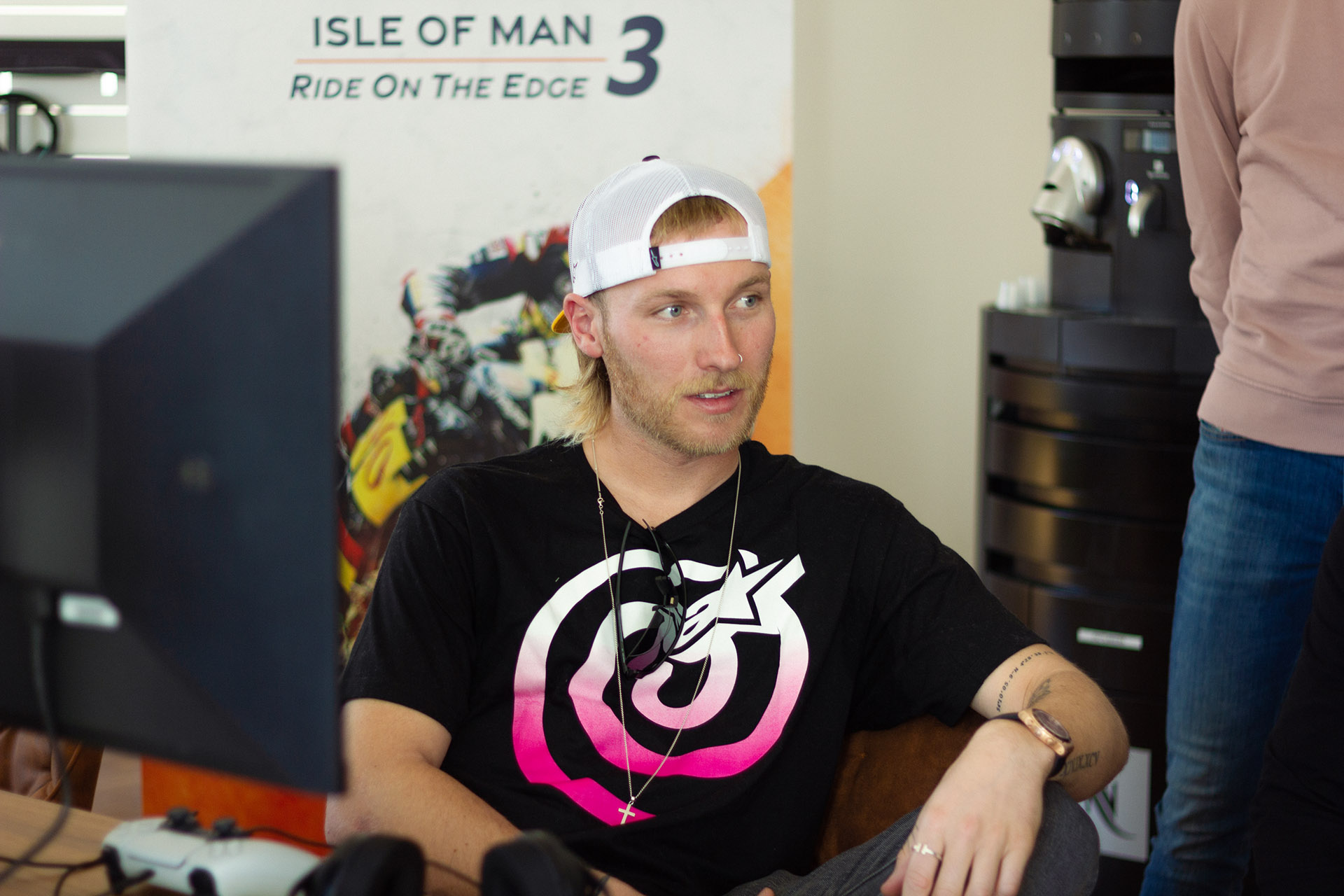TT rider Davey Todd testing TT Isle Of Man: Ride on the Edge 3